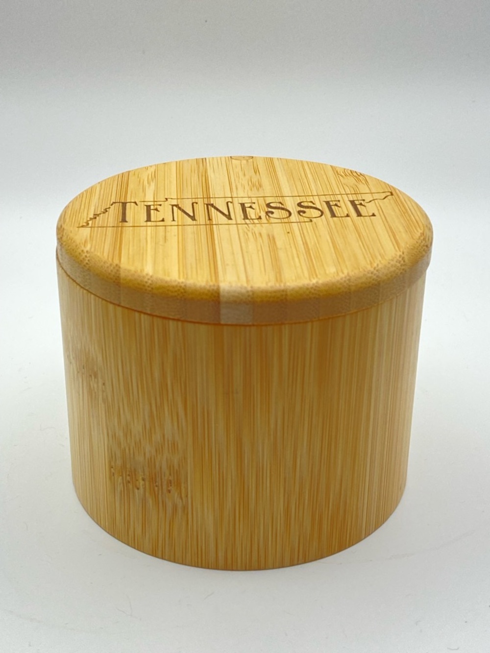 Totally Bamboo Salt Cellar 3.5” x 2.75” Tennessee Magnetic Closure Farmhouse
